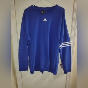 Adidas blue and white sweatshirt size XL